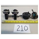 Lot of 4 Assorted Fishing Reels