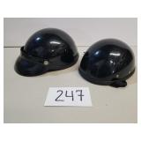Lot of 2 Half Helmets