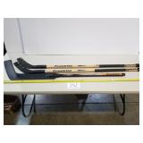Lot of 3 Franklin Street Hockey Sticks