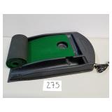 Indoor Golf Putting Mat with Ball Return
