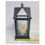 Lantern with Battery Operated Candles