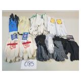 Lot of Assorted Work Gloves
