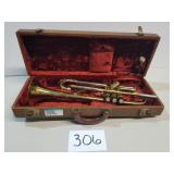 Vintage Buescher Aristocrat Trumpet with Case