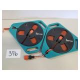 2 Gardena Roll-Fix Garden Hoses