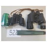 Pair of Vintage Binoculars and Balscope