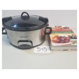 Crock-Pot 6 QT "Cook & Carry" Slow Cooker w/ Book