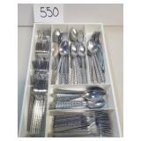 Matching Stainless Tablespoons and Dinner Forks