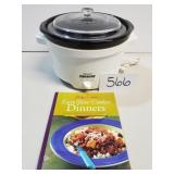 Vintage Rival 5 QT Crock-Pot Stoneware Slow Cooker