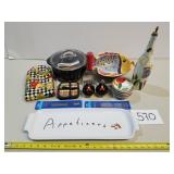 Lot of Assorted Kitchenware and Decor
