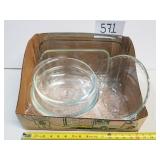 Lot of Assorted Pyrex Glass Bakeware