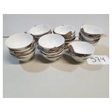 Lot of 22 Oriental Rice Bowls