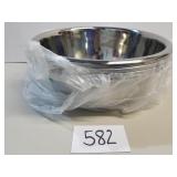 Lot of 4 Large 45cm Stainless Bowls