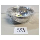 Lot of 4 Large 34cm Stainless Bowls