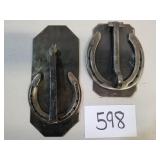 2 Handcrafted Horse Shoe Door Knockers