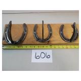 Handcrafted Horse Shoe Coat Rack