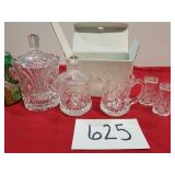 Assorted Crystal Glassware