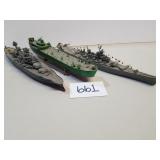 x3 Plastic Ships