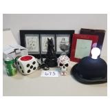 Home Decor - Sand Timer, Skull, Art, Etc.