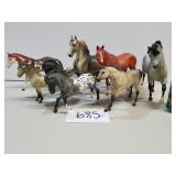 Lot of Assorted Breyer Plastic Horses