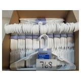 Lot of New "Essentials" White Closet Hangers