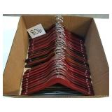 Lot of 30 Wood Hangers