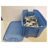 Lot of Assorted Metal Hangers, Connectors, etc.