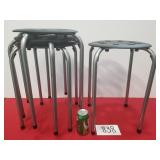 4 Stackable Stools