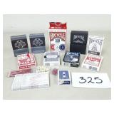 Playing Cards, Poker Chips and Yahtzee