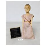 Pitcairn Island Carved Primitive Wood Doll