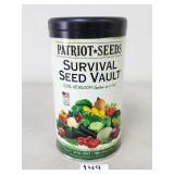 $58 Patriot Seeds Survival Seed Vault
