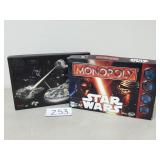 Star Wars Risk and Monopoly Board Games