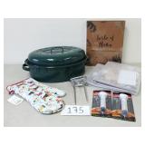 Roasting Pan & Blank Recipe Books (No Ship)