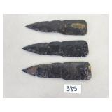 Dragonglass Style Knapped Steel Blanks