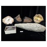 Peru Manganese Ore, Septarian & Granite (No Ship)