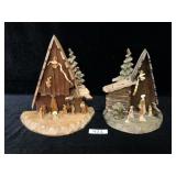 Oberammergau German Nativity Music Boxes