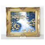 Monet "Water Lilies" Repro Oil Painting (No Ship)