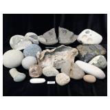Fossil Concretions, Hag Stone,...(No Ship)