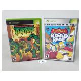 Xbox Games - Simpsons and TMNT