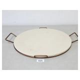 Hearth & Hand Pizza Stone with Rack (No Ship)