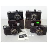 Vintage Photo Master Rollax 50mm Bakelite Cameras