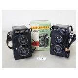 Vintage Bedfordflex 127 Film Cameras