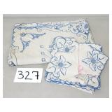 Madeira Hand Embroidered Tablecloth & Napkins