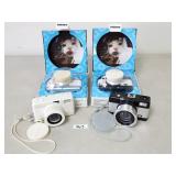 4 Lomography 170-Degree Fisheye 35mm Cameras