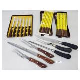 Vintage Kitchen Cutlery & Entertaining Lot