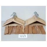 Wood Clothes Hangers & Cedar Blocks (No Ship)