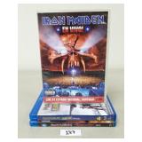 Iron Maiden Blu-rays and DVDs