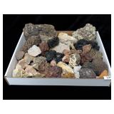 Volcanic Lava Ore & Marine Fossils (No Ship)