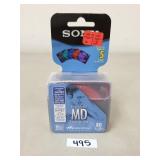 New Sony MiniDisc 5-Pack