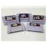 SNES Games - Street Fighter II, Jurassic Park,...