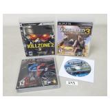 PS3 and PS4 Games - Killzone 2, Gran Turismo 5,...